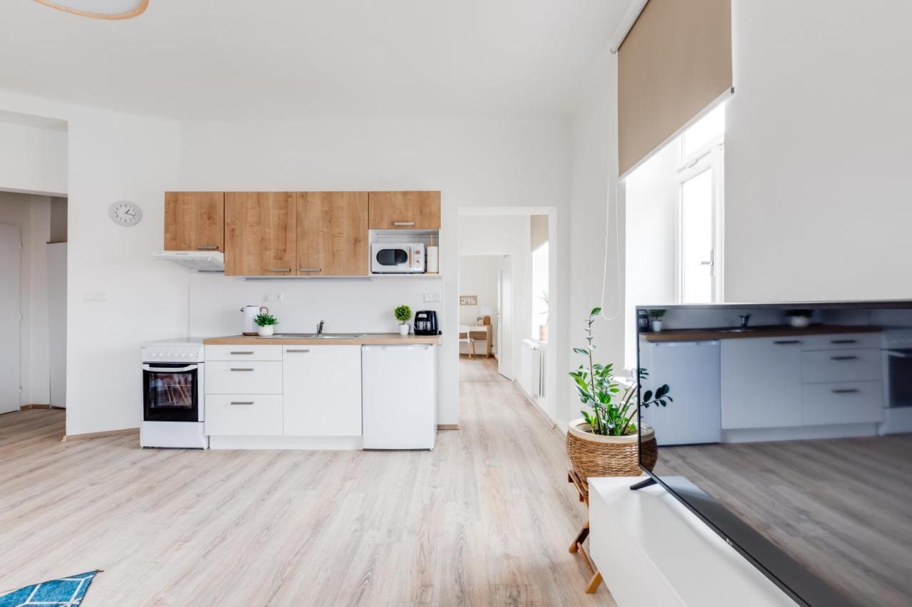 Modern, Bright And Spacious Apartment Prague Extérieur photo